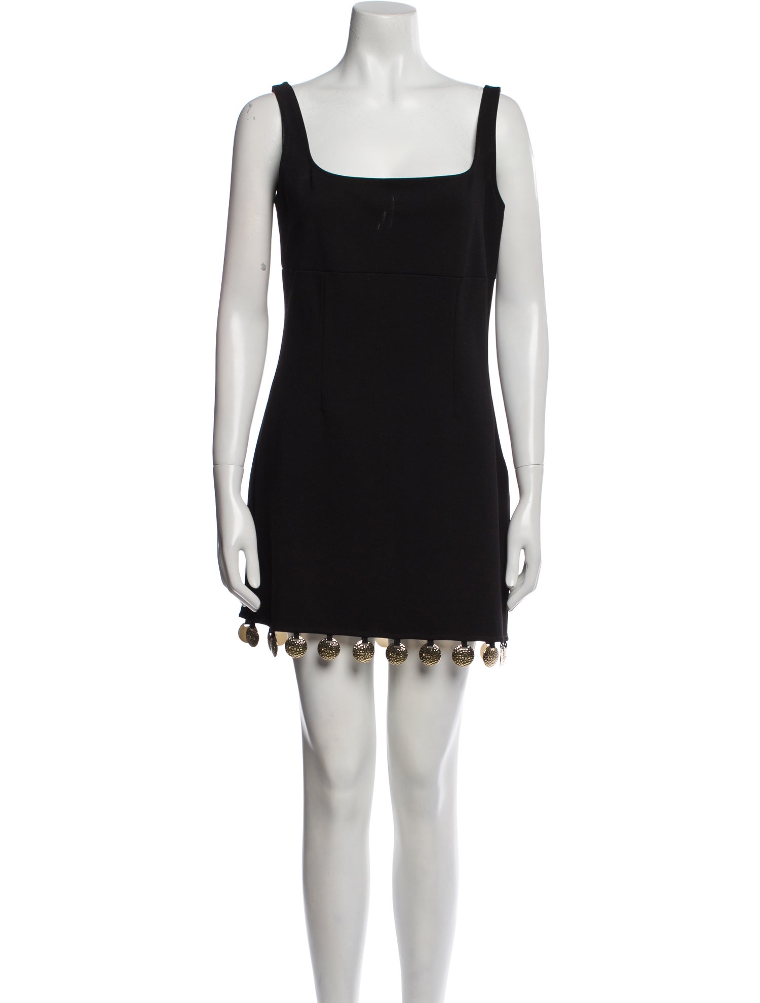 Staud Square Neckline Mini Dress