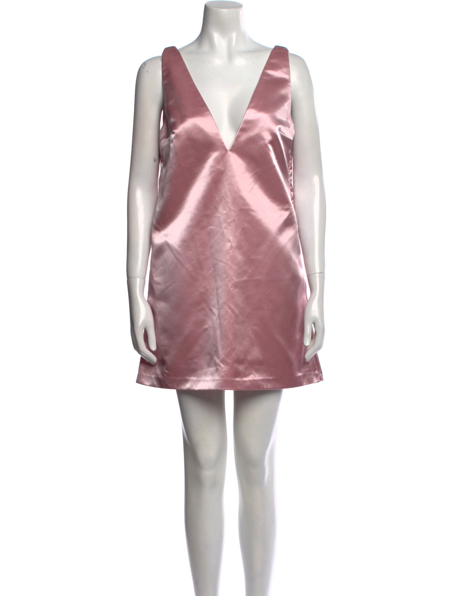 Staud V-Neck Mini Dress