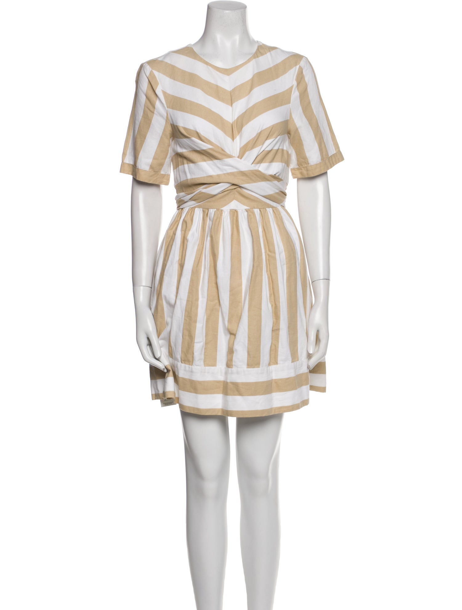 Staud Striped Mini Dress