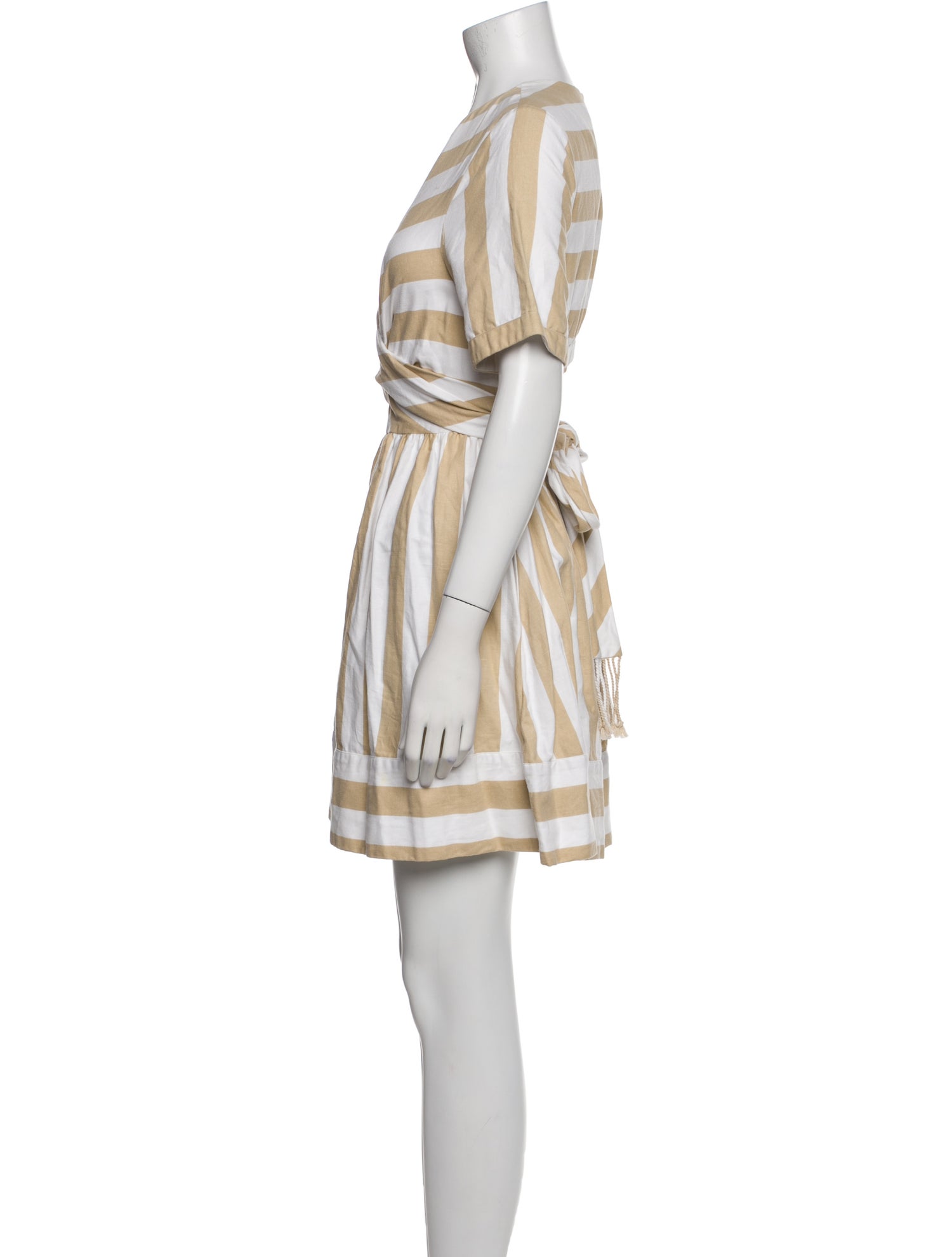 Staud Striped Mini Dress