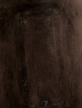 Staud Crocodile Top Handle Bag