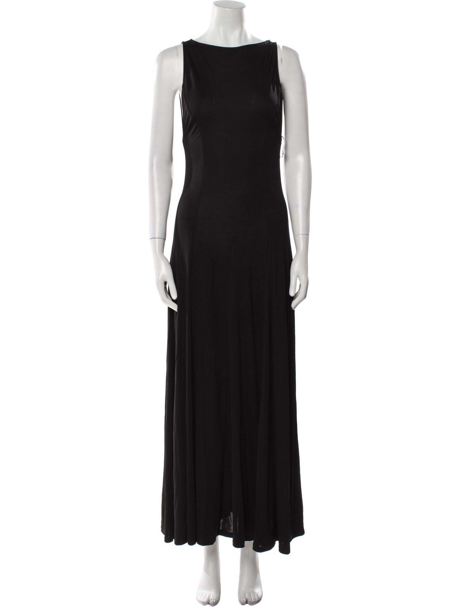 Staud Bateau Neckline Long Dress