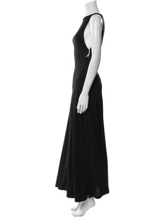Staud Bateau Neckline Long Dress