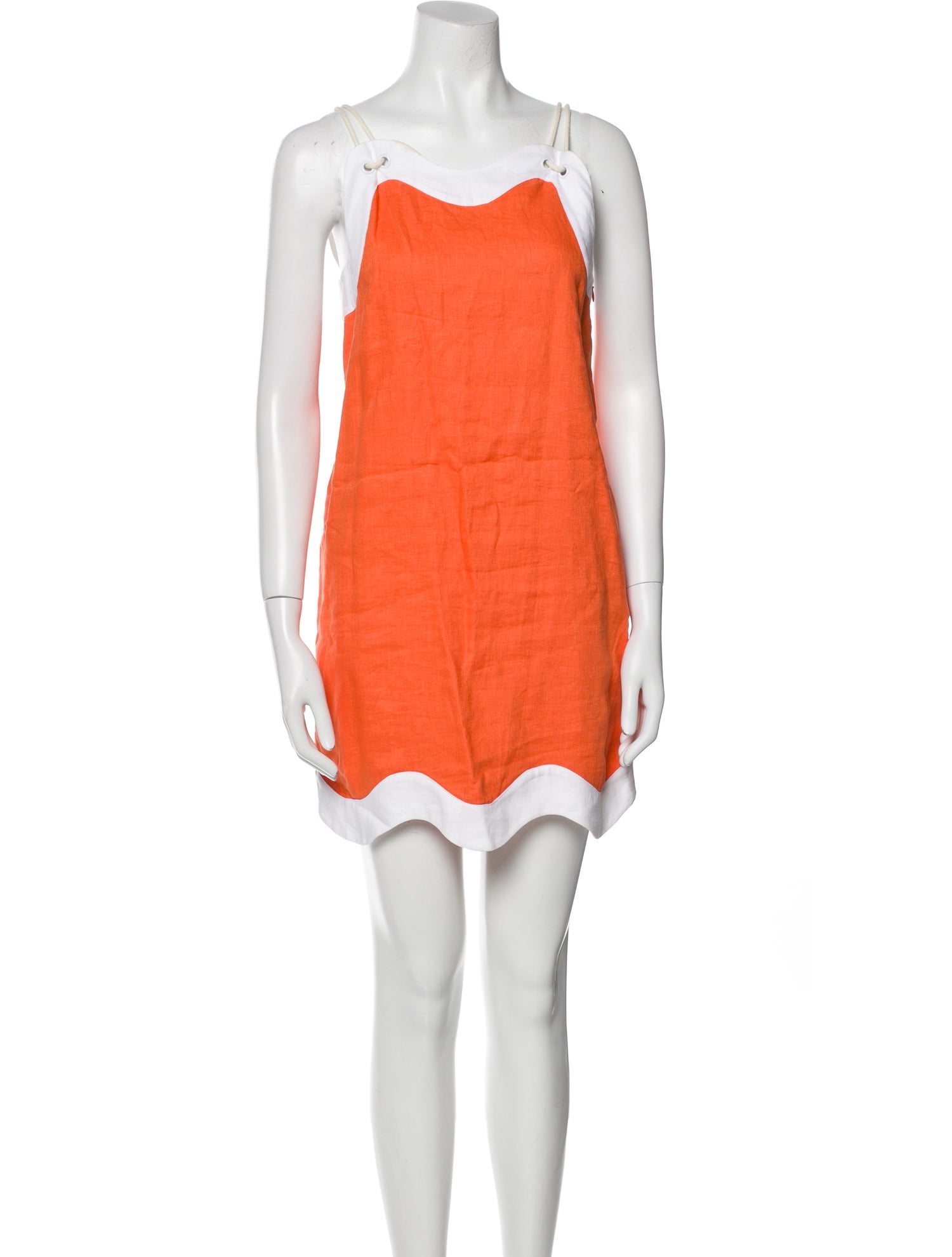 Staud Linen Mini Dress