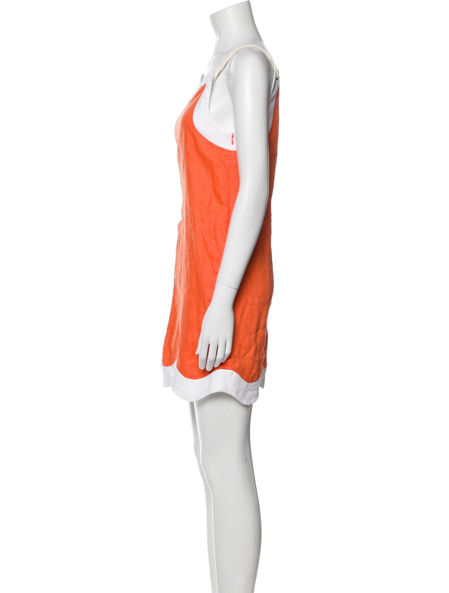 Staud Linen Mini Dress