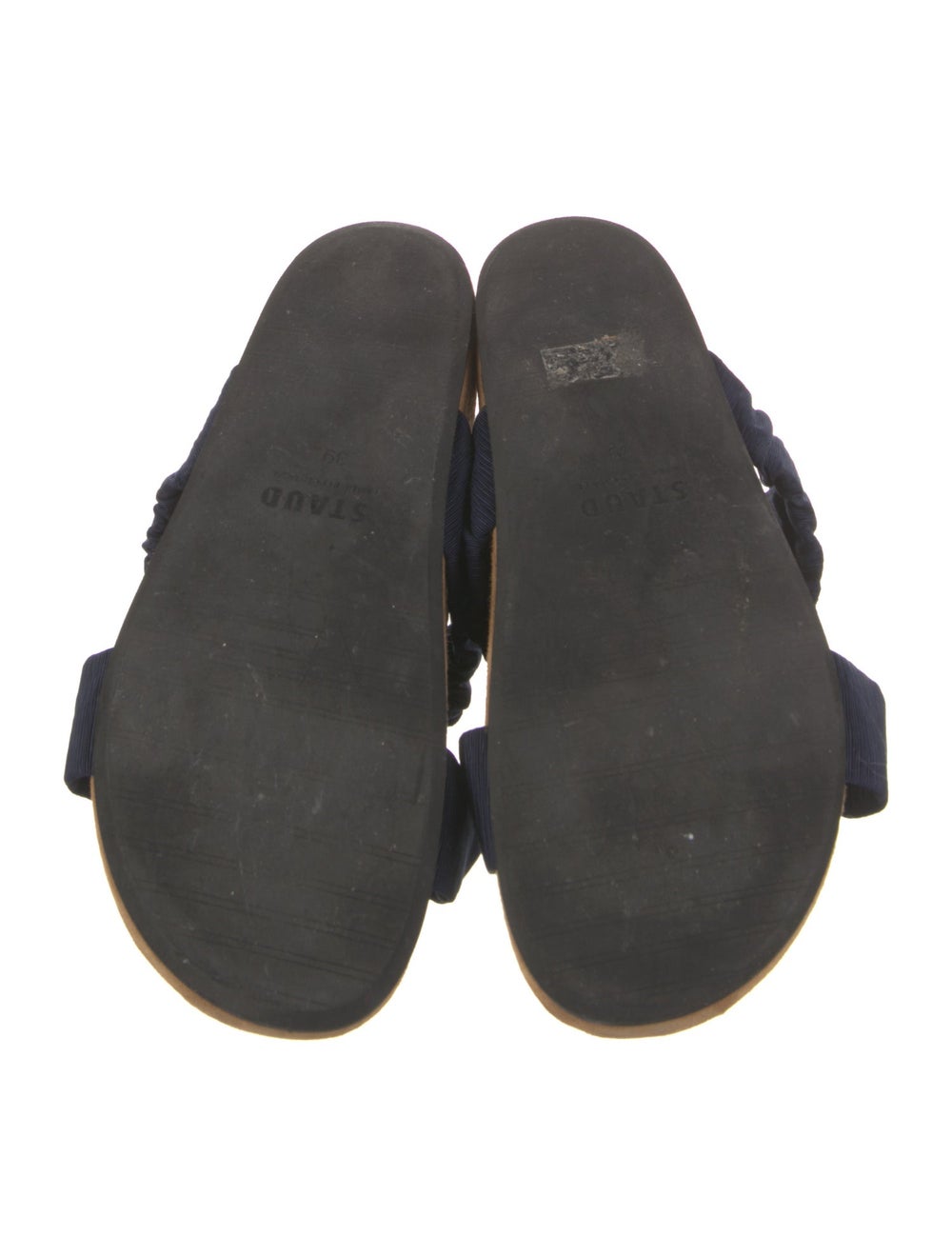 Staud Slides Blue Colorblock Pattern Crossover St… - image 5