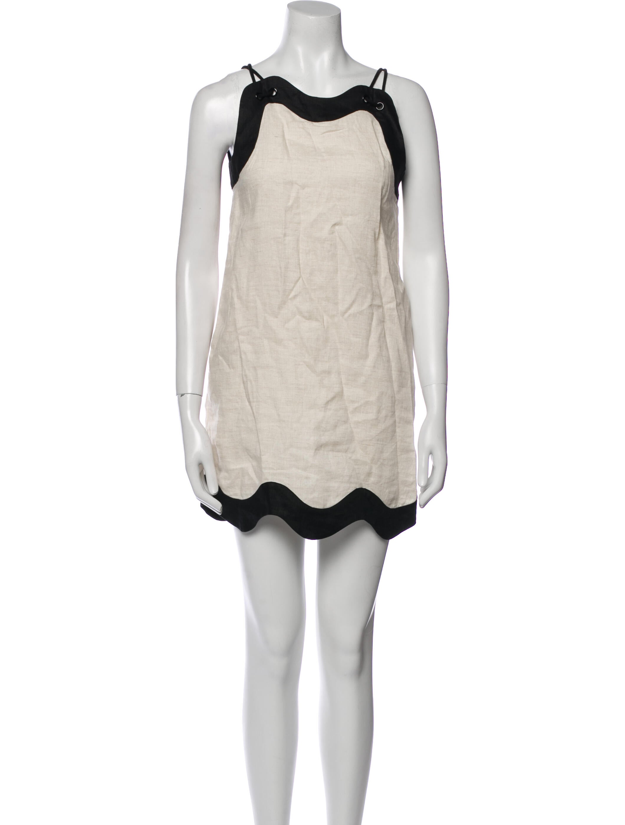 Staud Linen Mini Dress