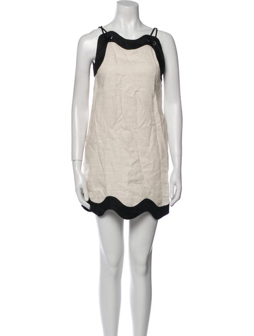 Staud Linen Mini Dress