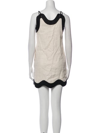 Staud Linen Mini Dress