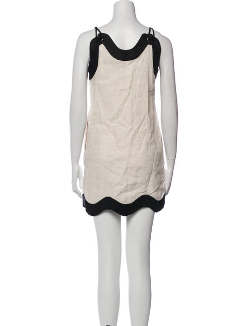 Staud Linen Mini Dress