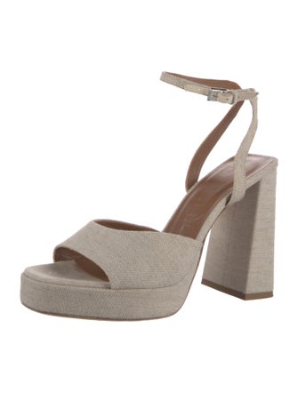 Staud Canvas Slingback Sandals