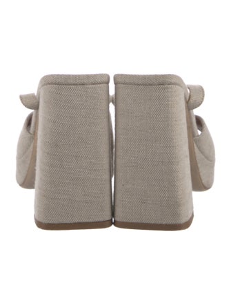 Staud Canvas Slingback Sandals