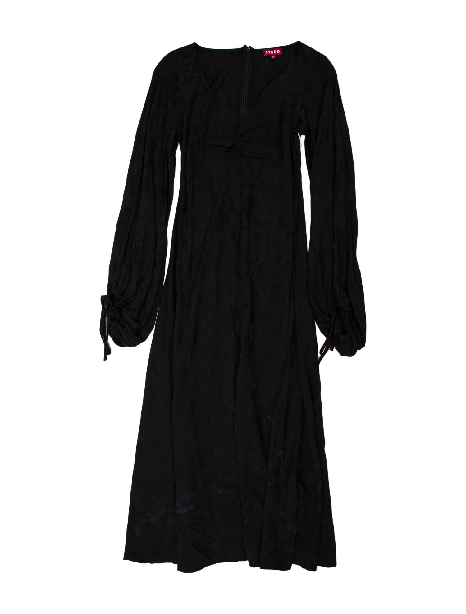 Staud V-Neck Midi Length Dress w/ Tags