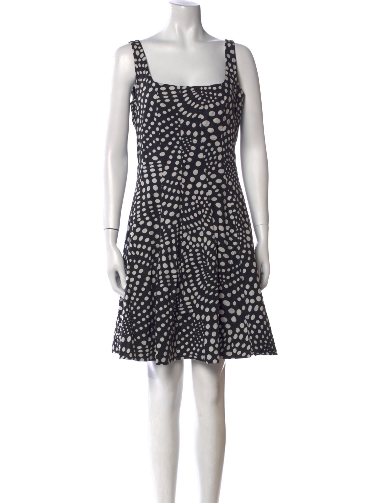 Staud Polka Dot Print Mini Dress
