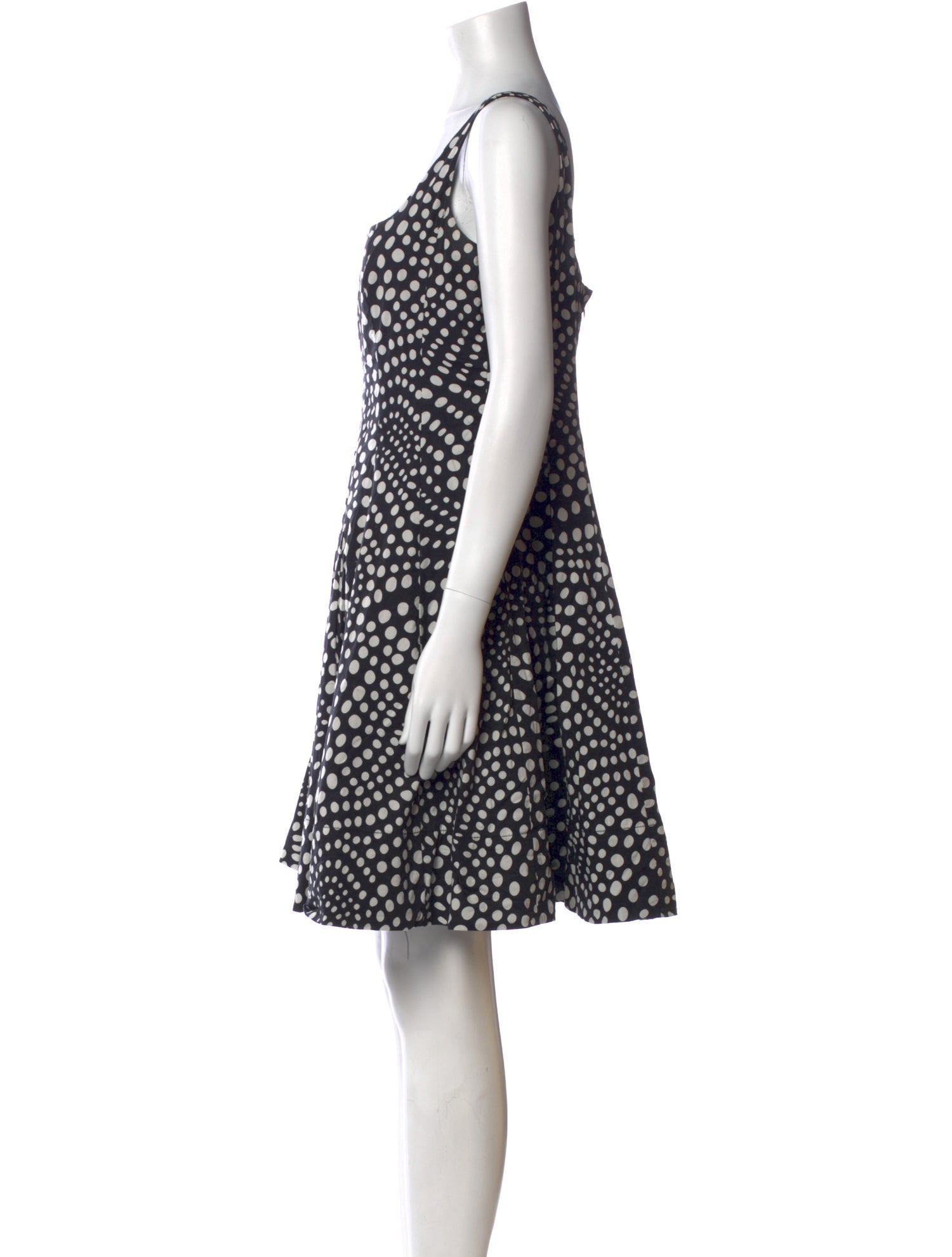 Staud Polka Dot Print Mini Dress