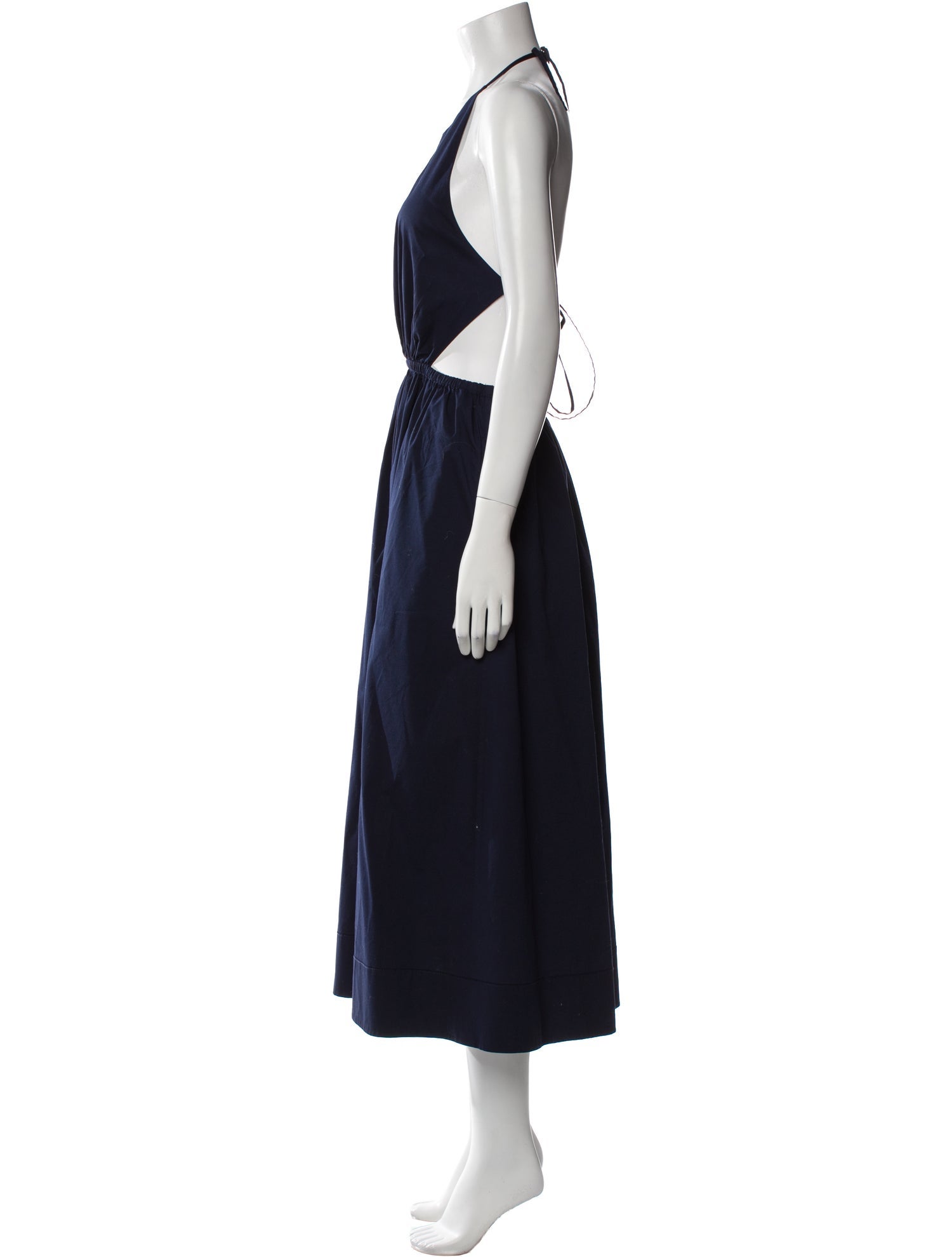 Staud Halterneck Long Dress