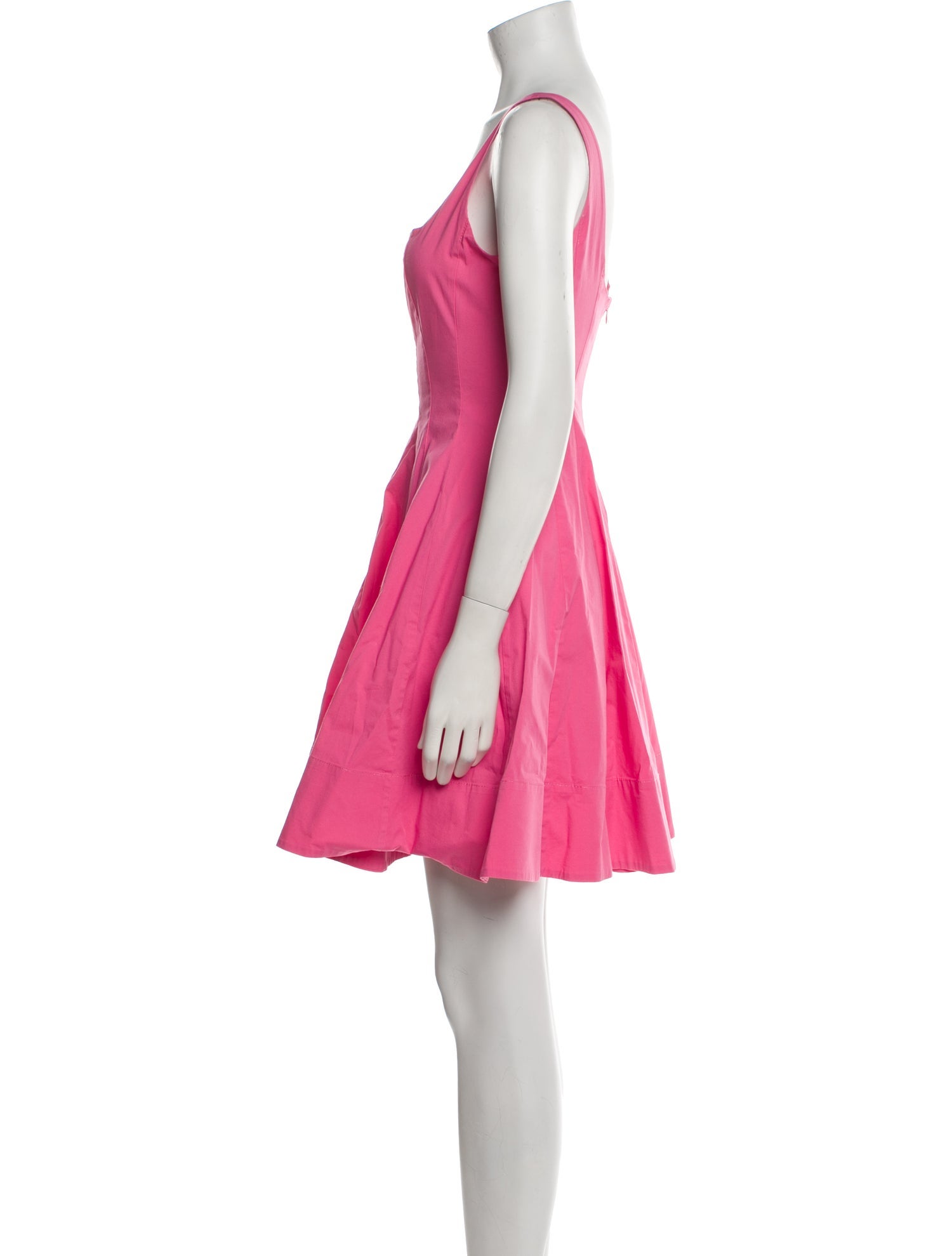 Staud Square Neckline Mini Dress