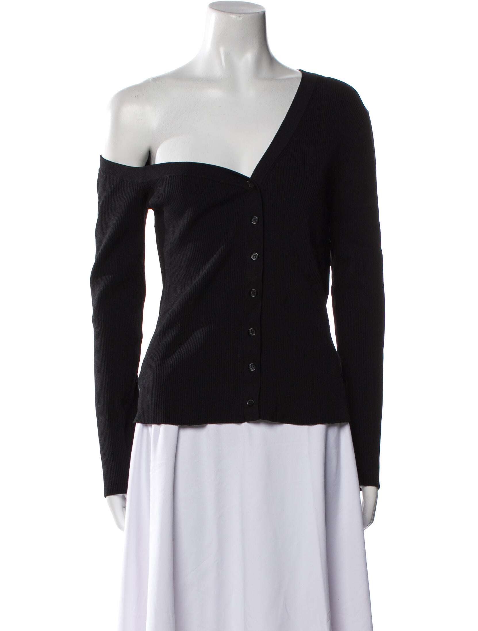 Staud Off-The-Shoulder Long Sleeve Top