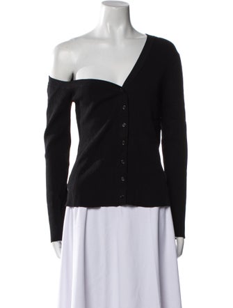 Staud Off-The-Shoulder Long Sleeve Top