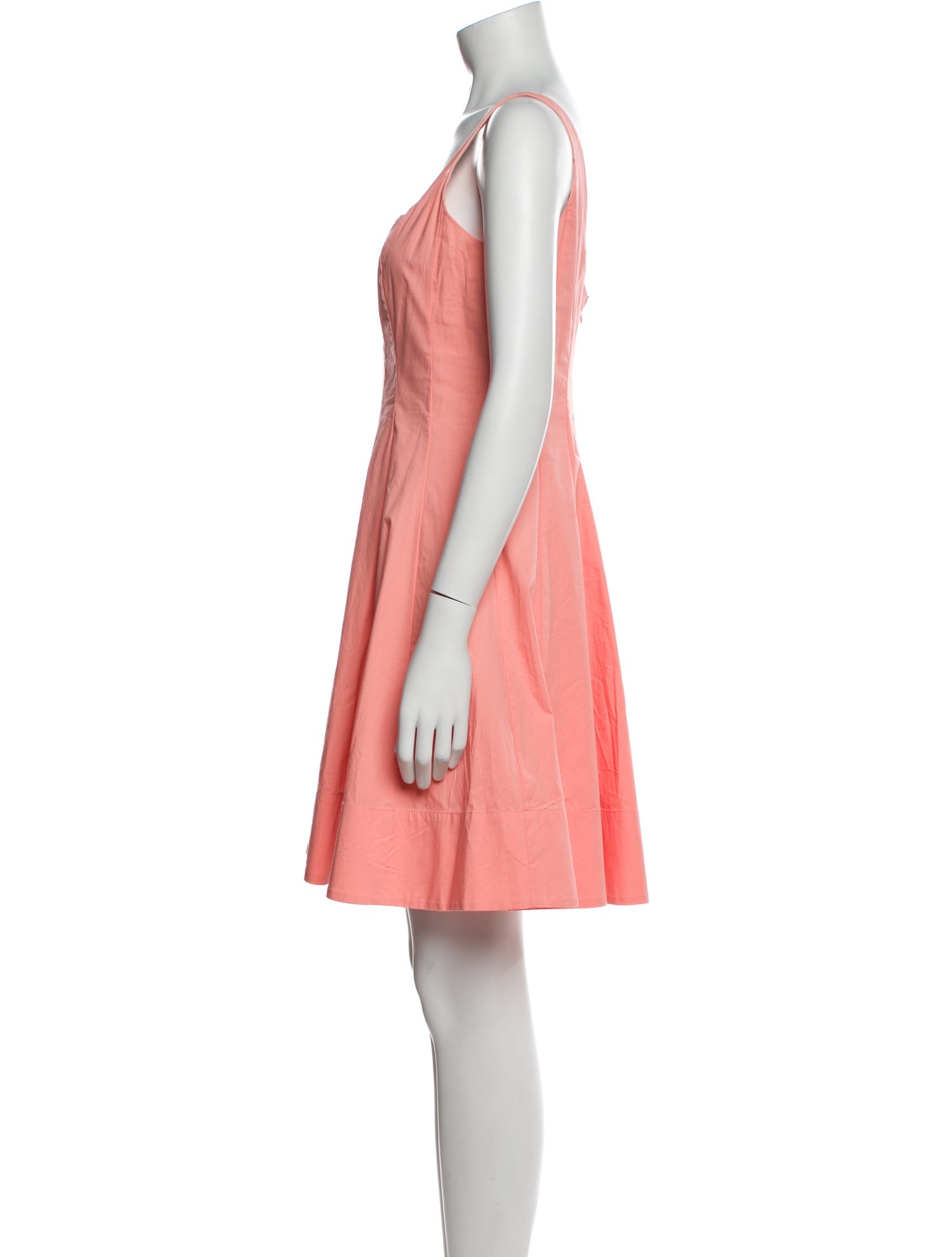 Staud Square Neckline Mini Dress