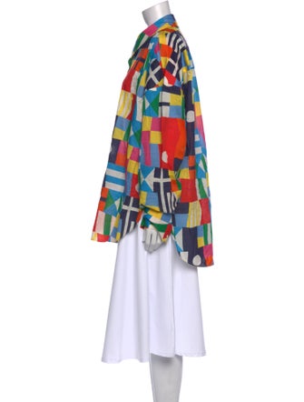 Staud Printed Long Sleeve Tunic