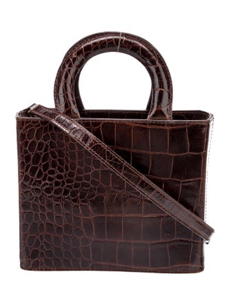 Staud Leather Top Handle Bag