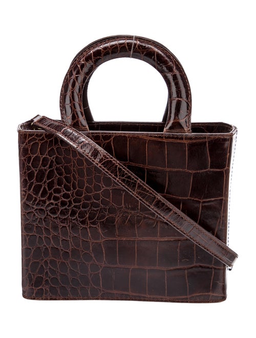 Staud Leather Top Handle Bag