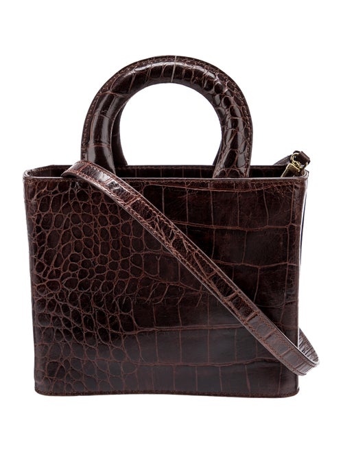 Staud Leather Top Handle Bag