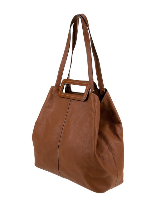 Staud Leather Top Handle Bag