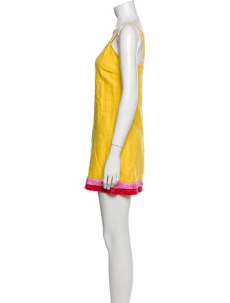 Staud Scoop Neck Mini Dress