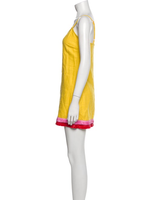 Staud Scoop Neck Mini Dress