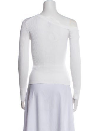 Staud One-Shoulder Long Sleeve Top