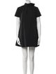 Staud Mock Neck Mini Dress