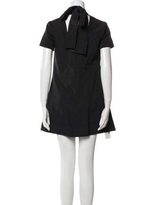 Staud Mock Neck Mini Dress