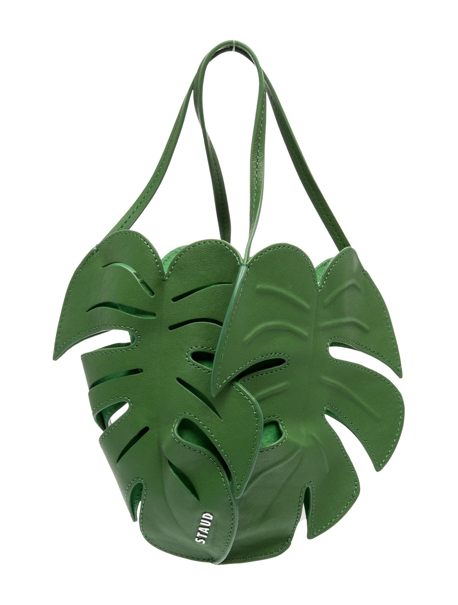 Staud Leather Top Handle Bag