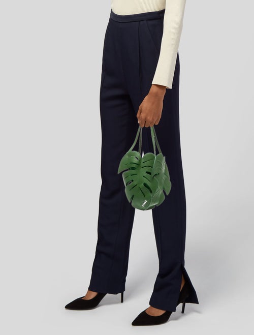 Staud Leather Top Handle Bag