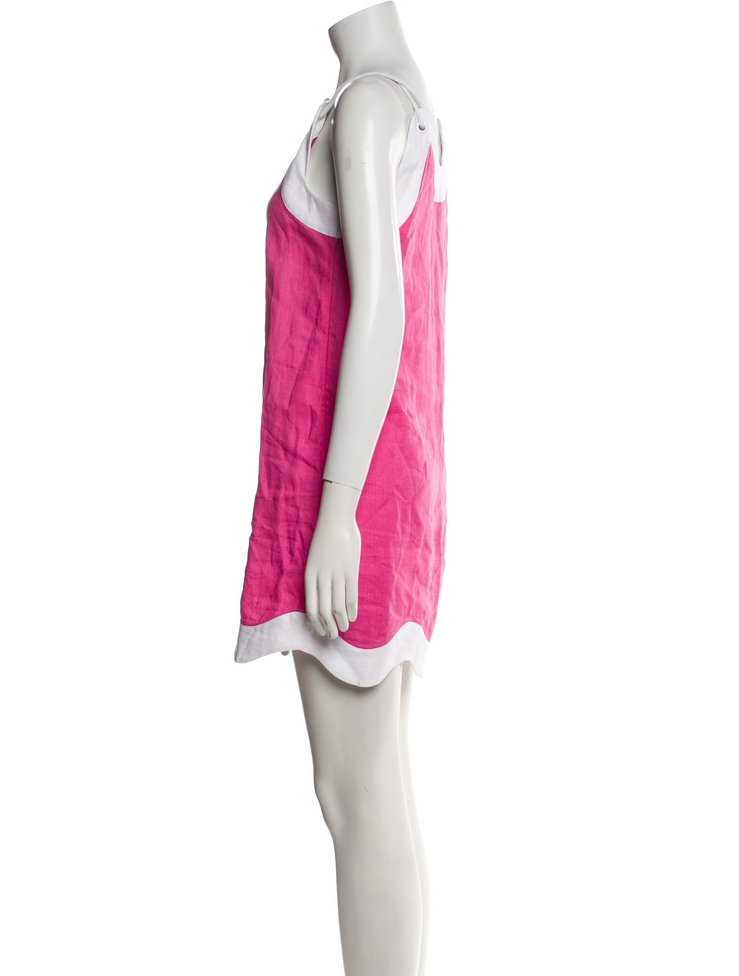 Staud Linen Mini Dress