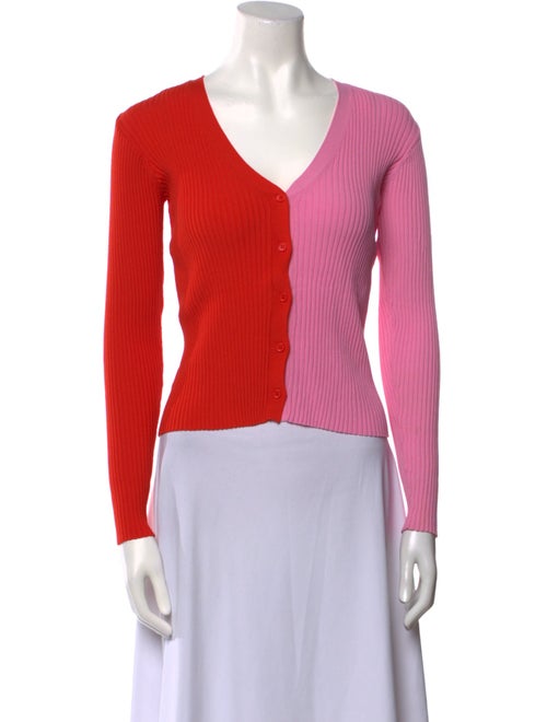 Staud Nylon V-Neck Crop Top