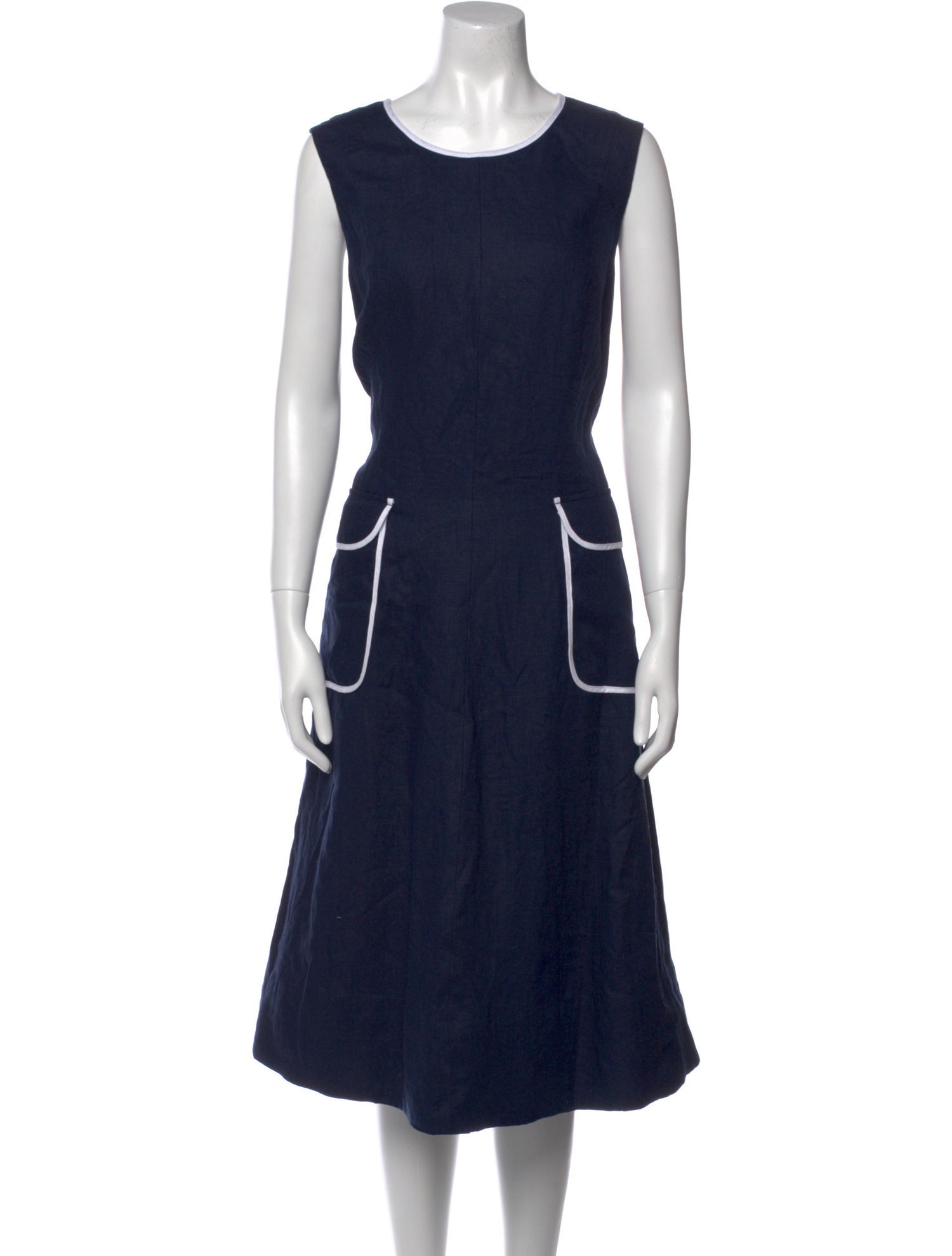 Staud Scoop Neck Midi Length Dress w/ Tags