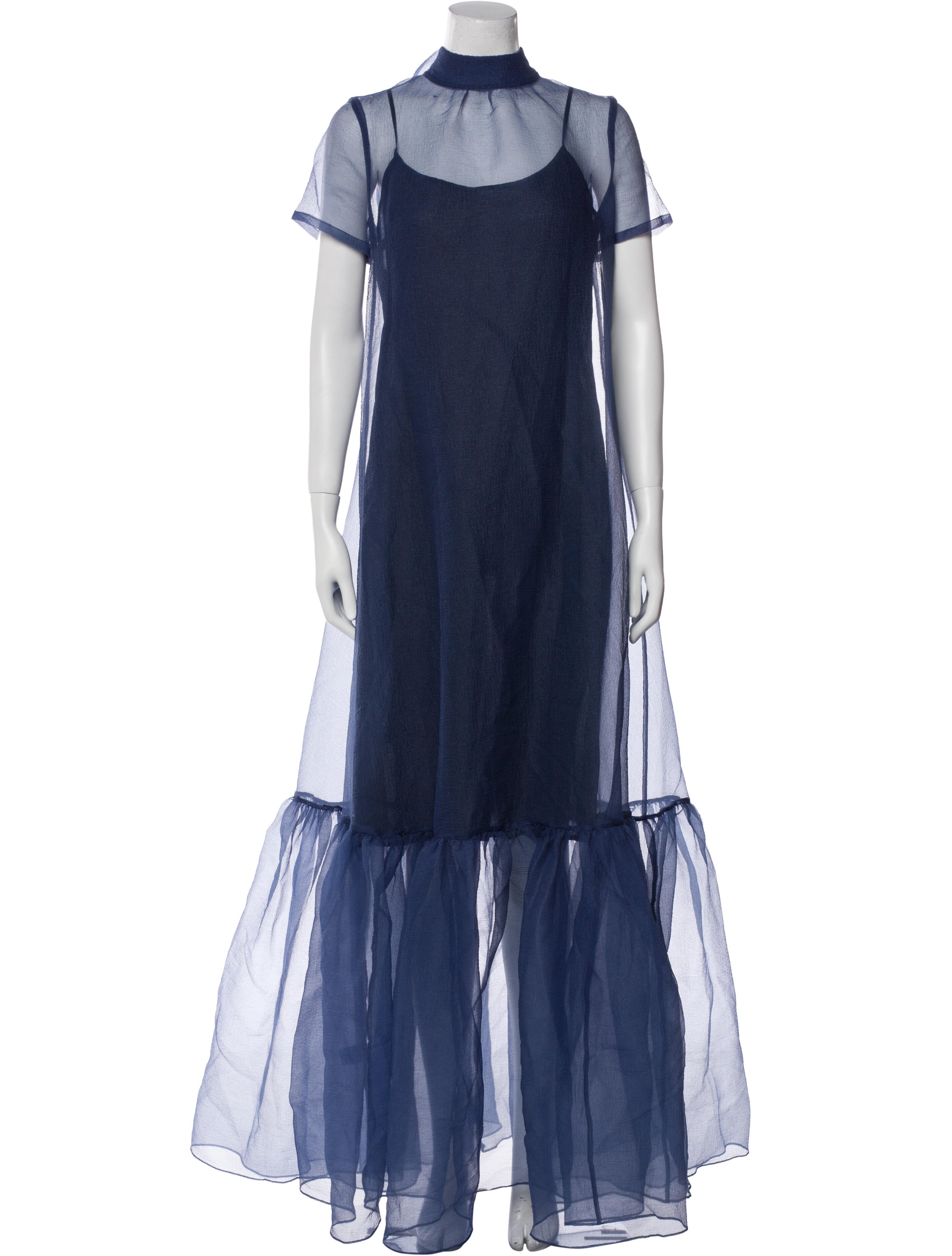 Staud Mock Neck Long Dress w/ Tags