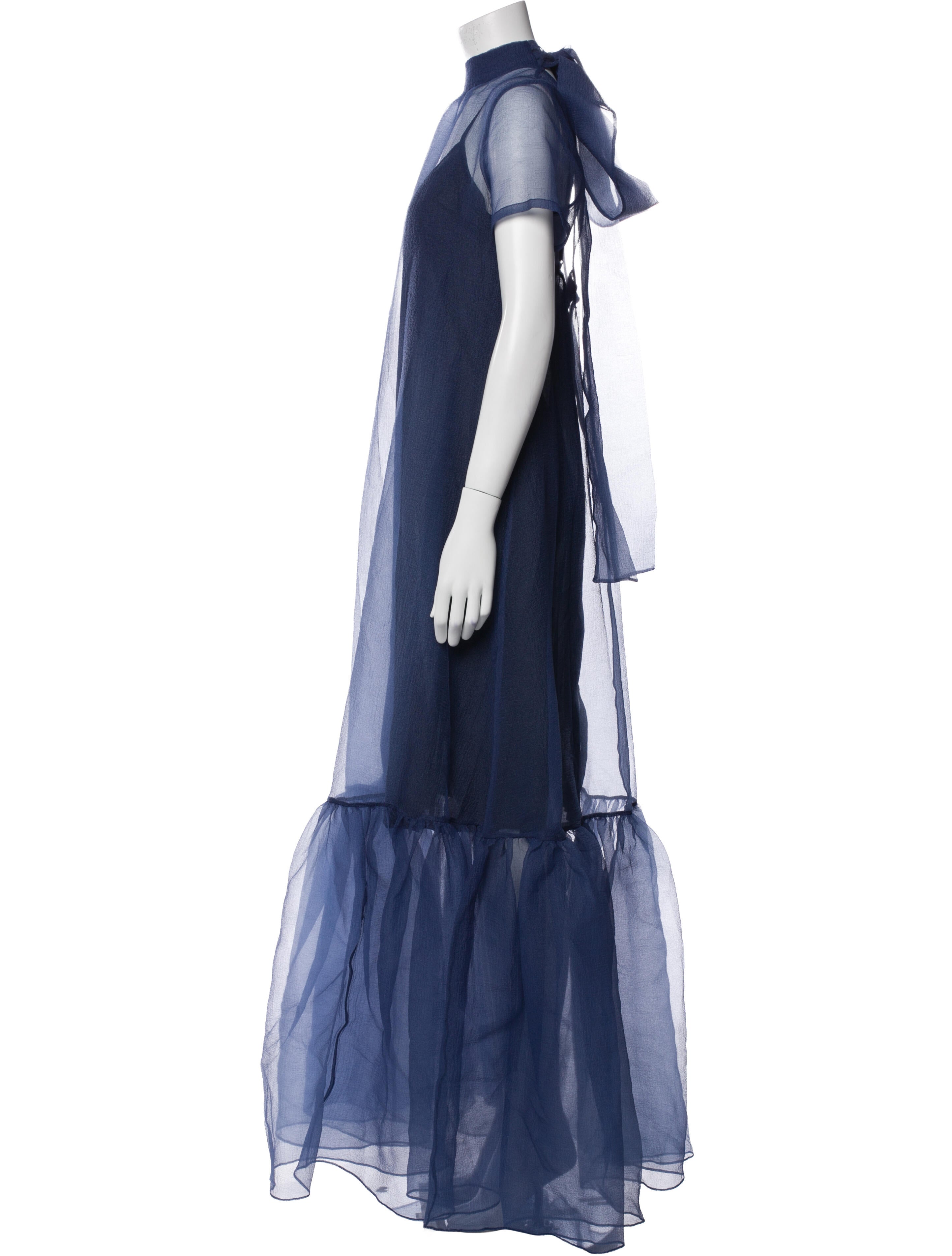 Staud Mock Neck Long Dress w/ Tags