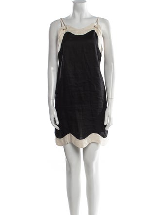 Staud Linen Mini Dress