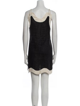 Staud Linen Mini Dress