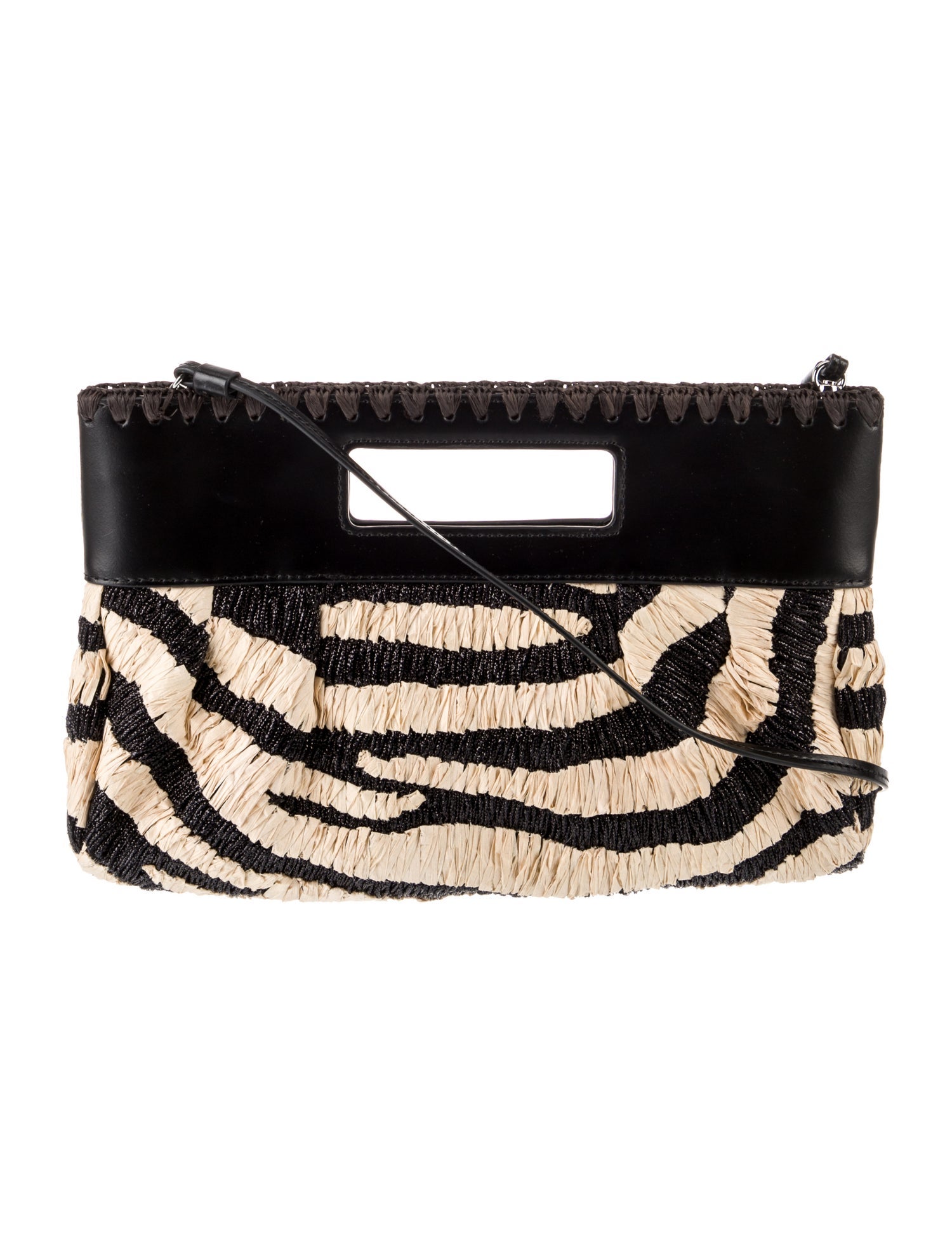 Staud Straw Top Handle Bag