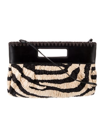 Staud Straw Top Handle Bag