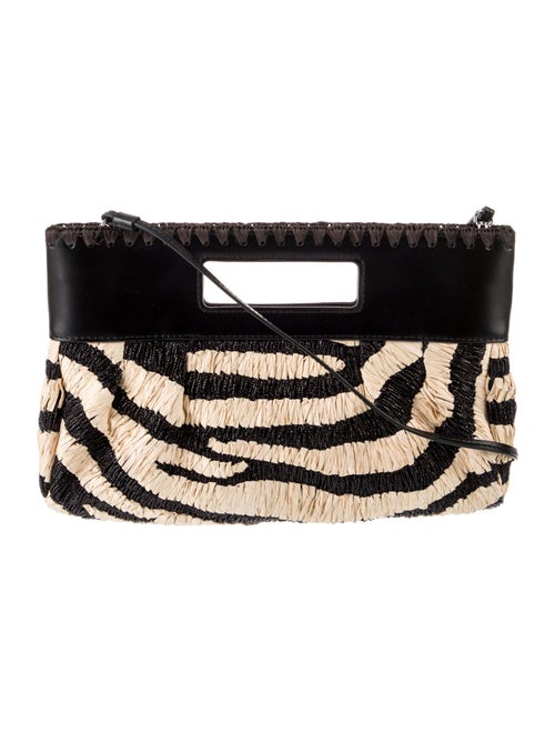 Staud Straw Top Handle Bag