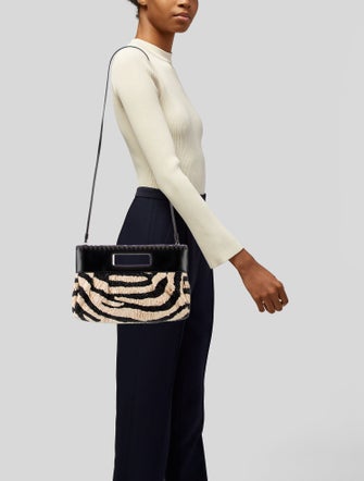 Staud Straw Top Handle Bag