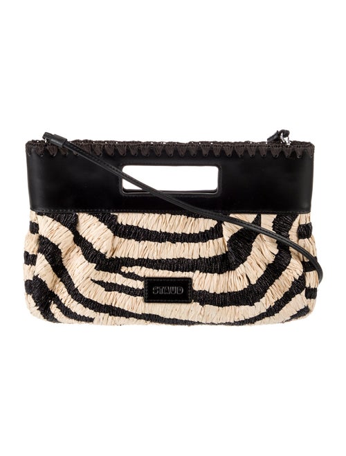 Staud Straw Top Handle Bag