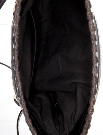 Staud Straw Top Handle Bag