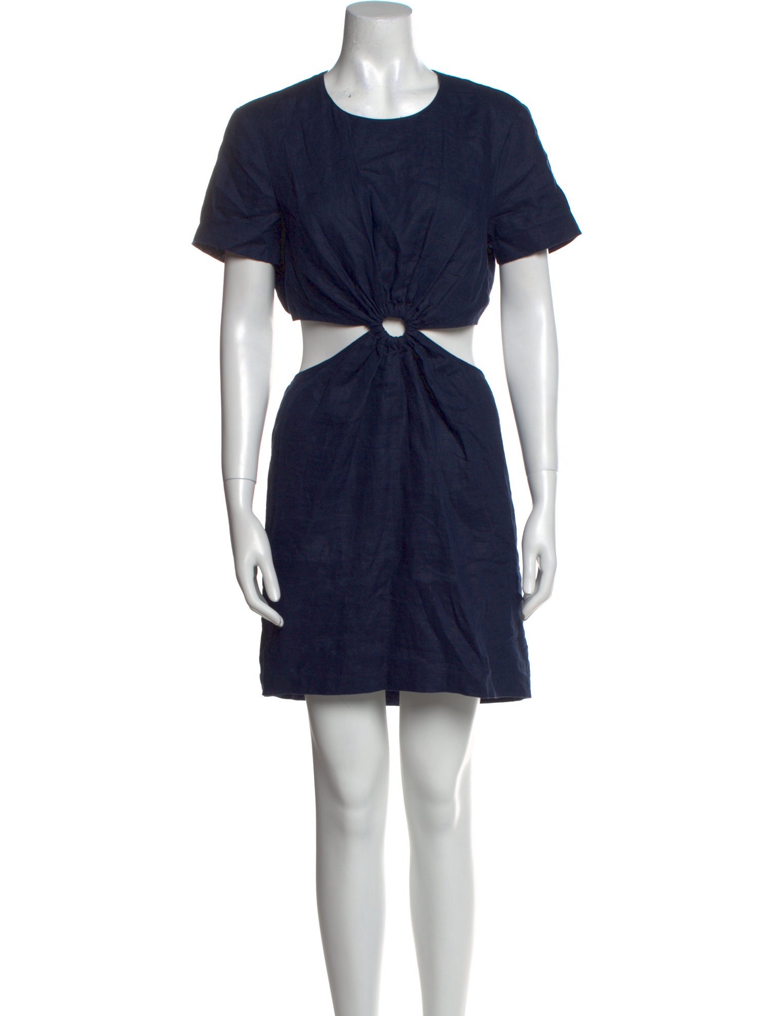 Staud Linen Mini Dress